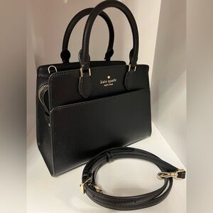 Kate Spade Black Saffiano Leather Satchel